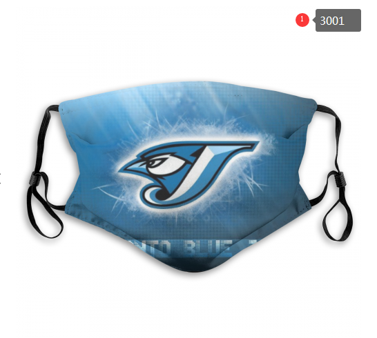 MLB Toronto Blue Jays #1 Dust mask with filter->mlb dust mask->Sports Accessory
